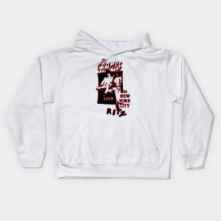 the cramps live in new york offset graphic Kids Hoodie